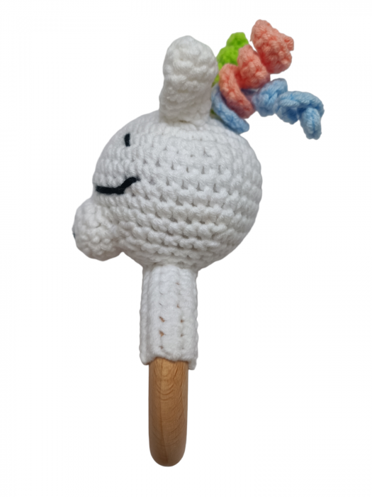 Jucarie dentitie crosetata Unicorn [3]