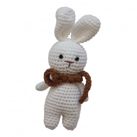 Animale crosetate - Jucarie crosetata Iepure alb