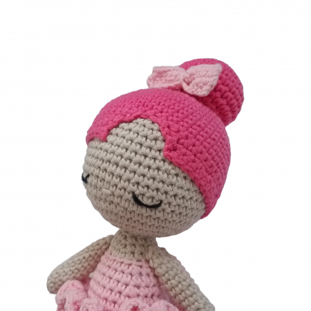 Papusa crosetata balerina roz [1]