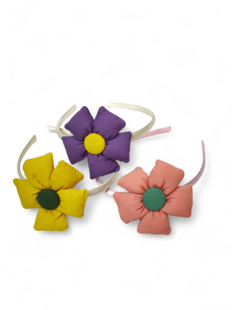 Bentite si clame par - Bentita cu Floare din bumbac colorata