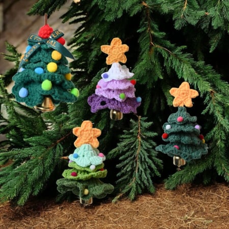 Colectie Craciun - Brad crosetat de agatat