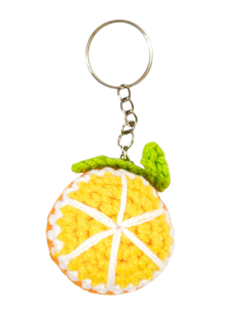 Breloc crosetat - Breloc crosetat Portocala