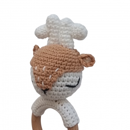 Jucarie dentitie crosetata Caprioara [1]