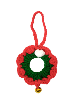 Colectie Craciun - Decoratiune brad crosetata - coronita