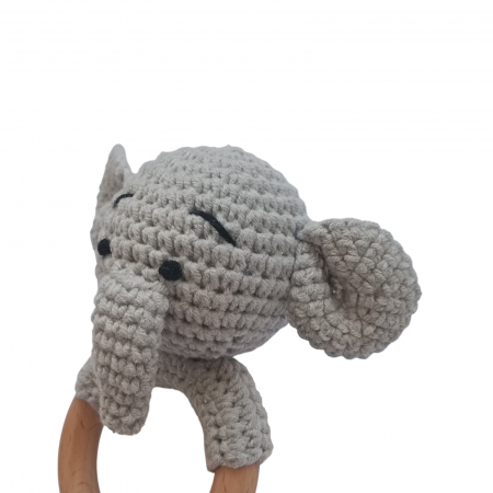 Jucarie dentitie crosetata Elefant [1]