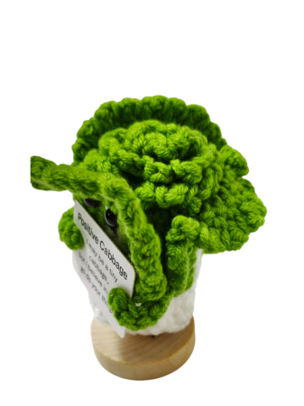 Figurina crosetata Salata amuzanta, cu mesaj pozitiv [1]