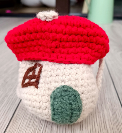 Genti crosetate - Gentuta crosetata "Casuta ciupercuta"