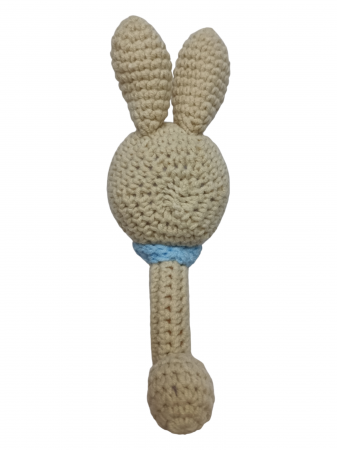 Jucarie dentitie crosetata Iepure baiat cu codita [3]