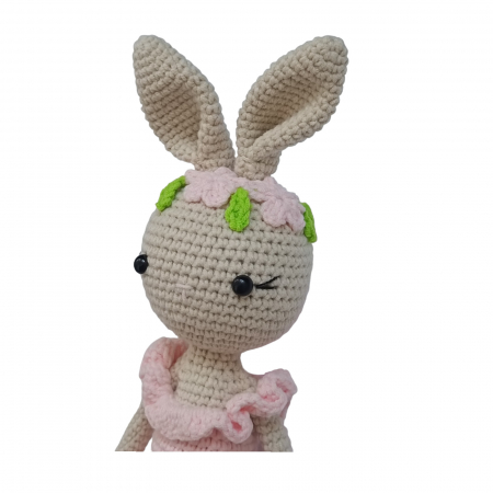 Iepure crosetat balerina roz [1]