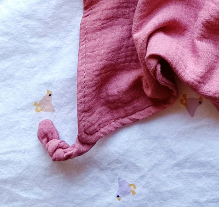 Set cadou Jucarie material textil Raton + muselina verde [2]