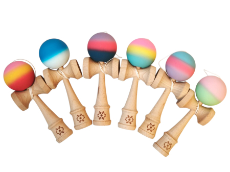 Kendama - Kendama din lemn cu bila strat silicon