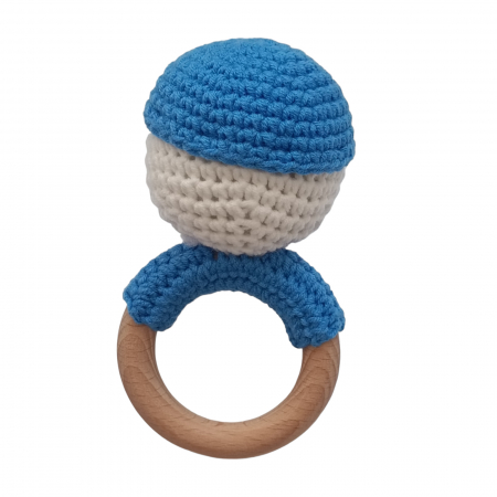 Jucarie dentitie crosetata Pinguin [3]