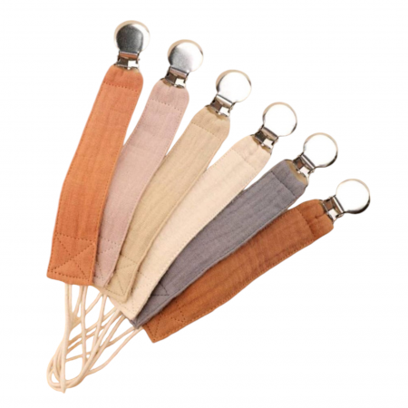 Set cadou bebelusi - jucarie crosetata Elefant -  lant suzeta cu clema [4]