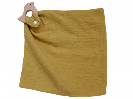 Set cadou Jucarie material textil Raton + muselina verde [6]