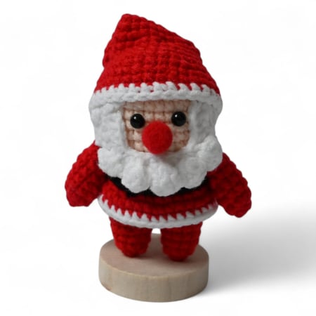 Colectie Craciun - Mos Craciun crosetat