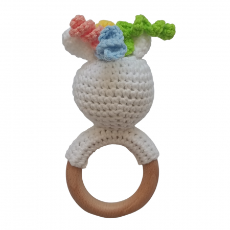 Jucarie dentitie crosetata Unicorn [3]