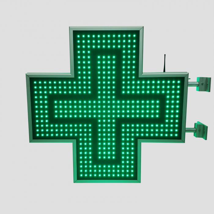 Cruce farmacie cu LED-uri model ANIMAT 800mm x 800mm [2]