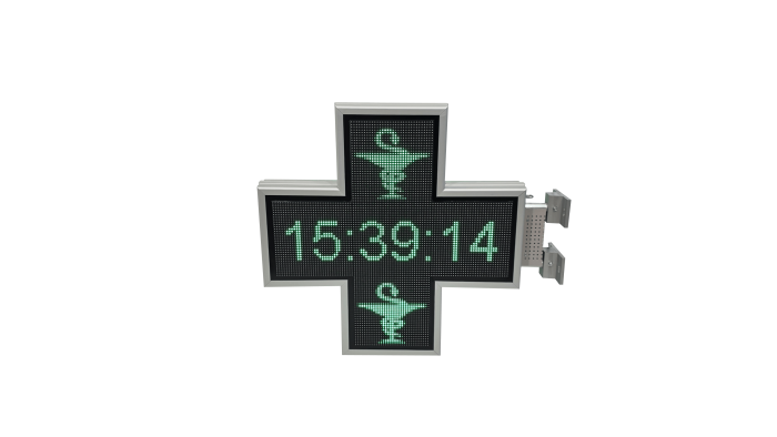 Cruce farmacie model PROGRAMABIL 650mm x 650mm LED-uri RGB P6 [3]