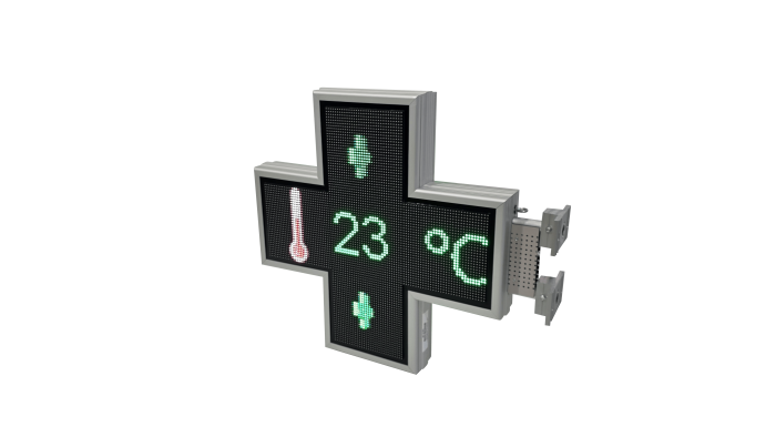 Cruce farmacie model PROGRAMABIL 650mm x 650mm LED-uri RGB P6 [6]