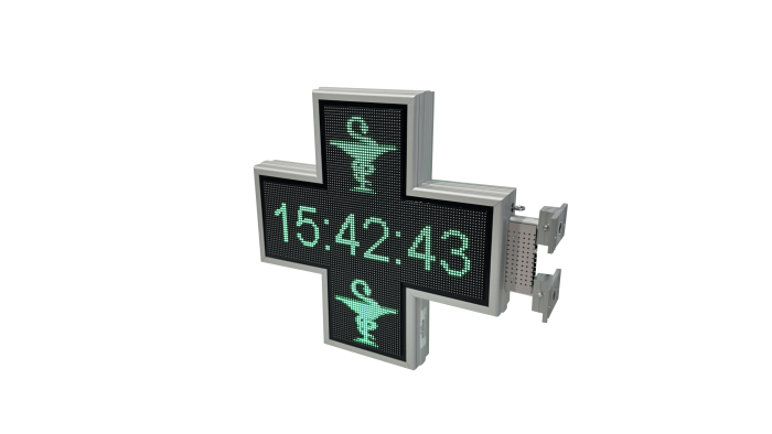 Cruce farmacie model PROGRAMABIL 650mm x 650mm LED-uri RGB P6 [11]