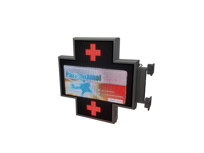 Cruce farmacie model PROGRAMABIL 700mm x 700mm LED-uri RGB P3 [16]