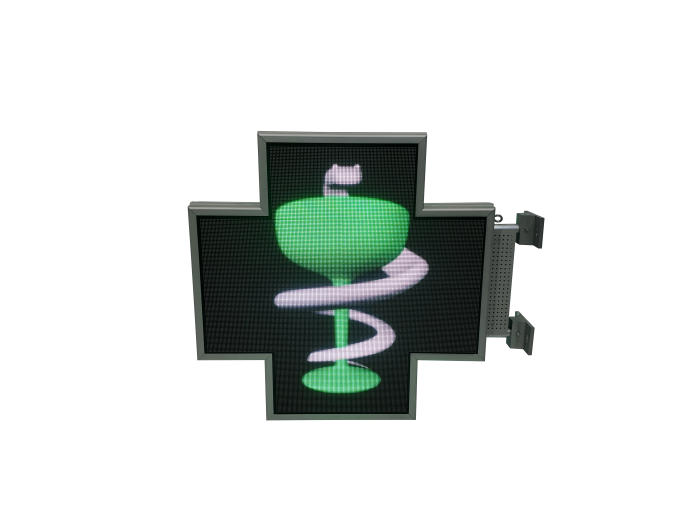 Cruce farmacie model PROGRAMABIL 700mm x 700mm LED-uri RGB P3 [10]