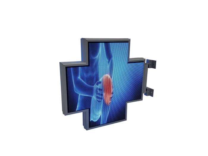 Cruce farmacie model PROGRAMABIL 700mm x 700mm LED-uri RGB P3 [11]