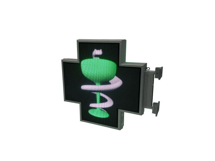 Cruce farmacie model PROGRAMABIL 700mm x 700mm LED-uri RGB P3 [1]