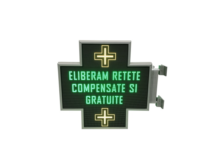 Cruce farmacie model PROGRAMABIL 700mm x 700mm LED-uri RGB P3 [14]