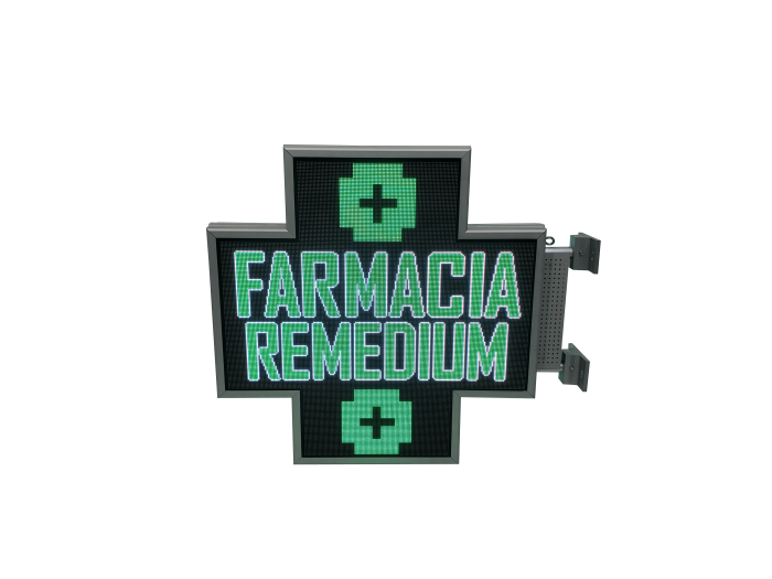 Cruce farmacie model PROGRAMABIL 700mm x 700mm LED-uri RGB P3 [2]