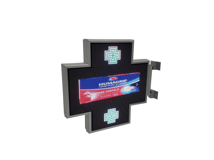 Cruce farmacie model PROGRAMABIL 700mm x 700mm LED-uri RGB P3 [7]