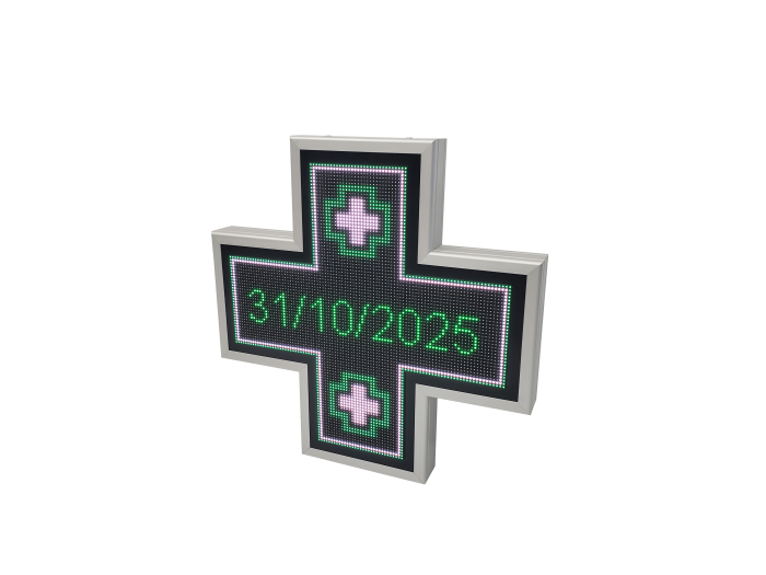 Cruce farmacie model VITRINA 650mm x 650mm LED-uri RGB P6 [10]