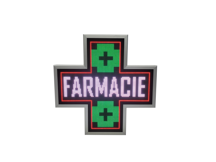 Cruce farmacie model VITRINA 650mm x 650mm LED-uri RGB P6 [1]