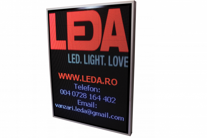 Reclama luminoasa LED 1050mm x 1370mm P5 programabil [2]
