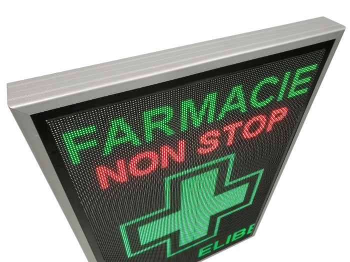 Reclama luminoasa LED 730mm x 1050mm P5 pentru FARMACIE [7]