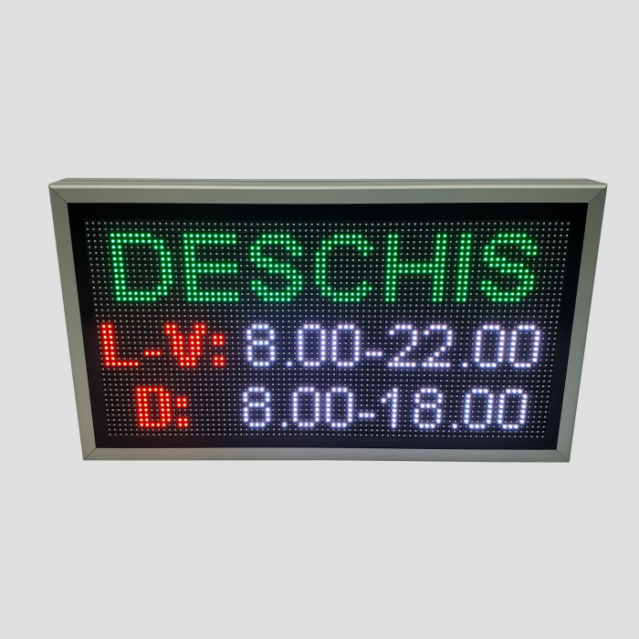 Reclama luminoasa LED 730mm x 410mm, configuratie 128 x 64 P5 [4]