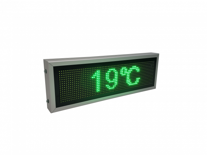 Reclama luminoasa LED INCHIS / DESCHIS 730mm x 250mm leduri model LED-uri verzi [5]