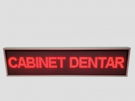 Afisaj electronic LED 1690mm x 410mm P10 pentru CABINETE STOMATOLOGICE [1]