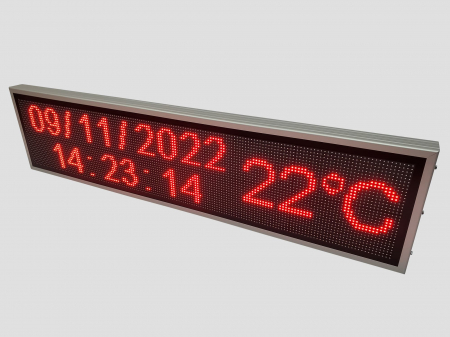 Afisaj electronic LED 1690mm x 410mm P10 pentru CABINETE STOMATOLOGICE [8]