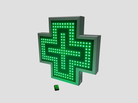 Cruce farmacie cu LED-uri model ANIMAT 500mm x 500mm VITRINA [1]