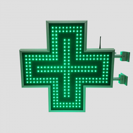 Cruce farmacie cu LED-uri model ANIMAT 700mm x 700mm [1]