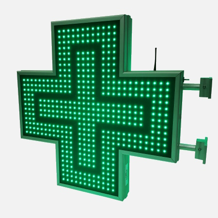 Cruce farmacie cu LED-uri model ANIMAT 800mm x 800mm