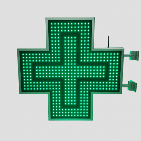 Cruce farmacie cu LED-uri model ANIMAT 800mm x 800mm [1]