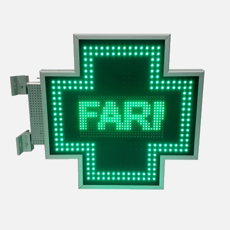 cruce farmacie 600mm programabila leduri verzi