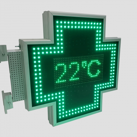 cruce farmacie 600mm programabila leduri verzi [5]