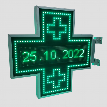 Cruce farmacie cu LED-uri model ODT PROGRAMABIL 800mm x 800mm P10 [5]