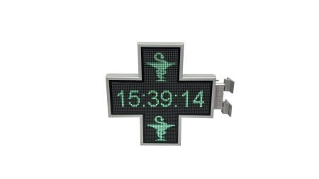 Cruce farmacie model PROGRAMABIL 650mm x 650mm LED-uri RGB P6 [2]