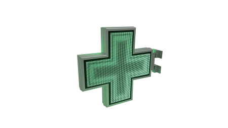 Cruce farmacie model PROGRAMABIL 650mm x 650mm LED-uri RGB P6 [3]