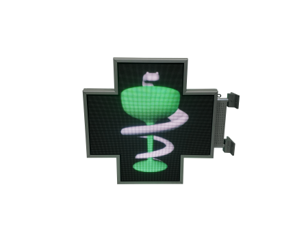 Cruce farmacie model PROGRAMABIL 700mm x 700mm LED-uri RGB P3 [9]