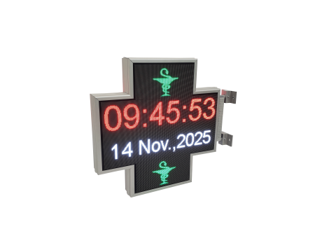 Cruce farmacie model PROGRAMABIL 700mm x 700mm LED-uri RGB P3 [11]